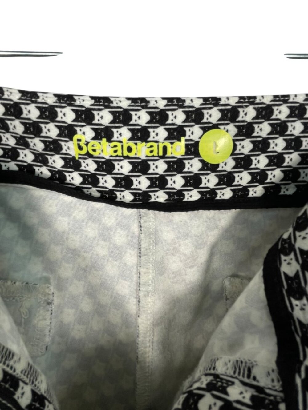 Betabrand Catstooth Dress Pant Yoga Pants Slim Ankle Zip Stretch L - Picture 5 of 10